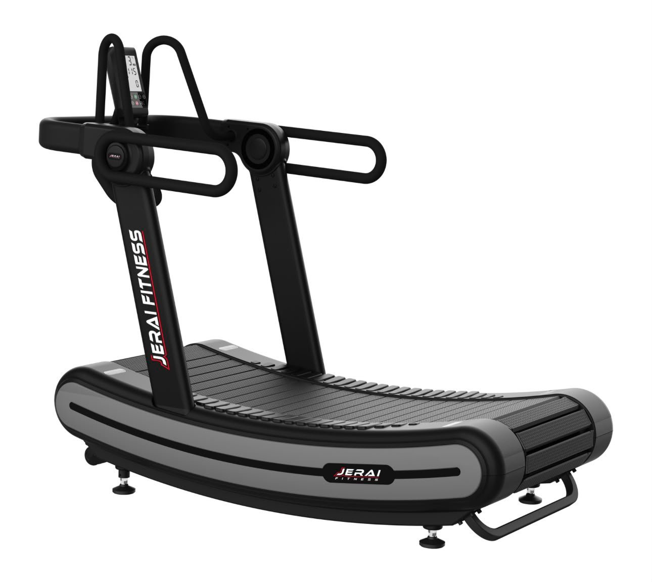 Curved self-powered treadmill